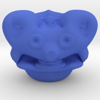 Small the chesshire cat head 3D Printing 13833