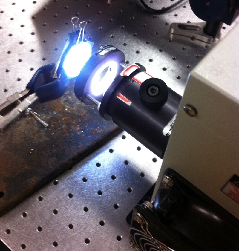 Solar simulator sample ring