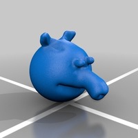 3d realistic Peppa pig head - Thumbnail 2
