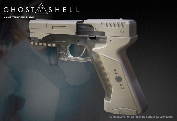Ghost in the shell -Major termoptic pistol 3D Print 138417