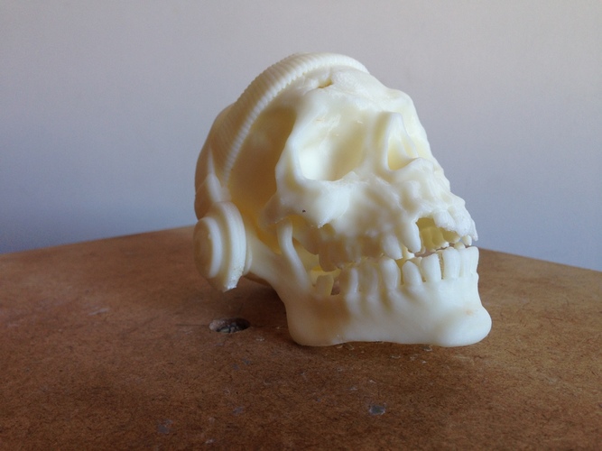 The Skull Headband and Headphones 3D Print 138480