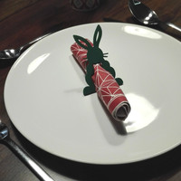 Easter bunny - napkin ring - Thumbnail 1