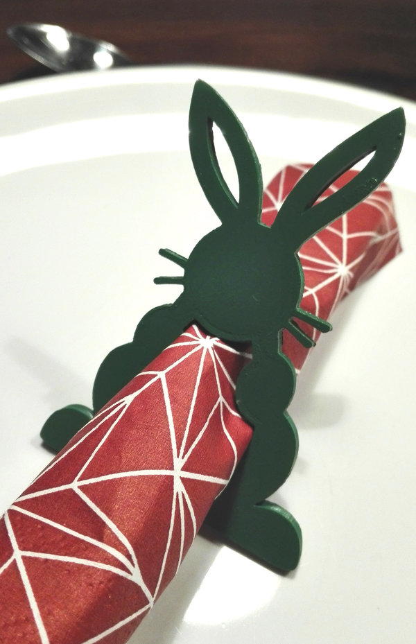 Easter bunny - napkin ring