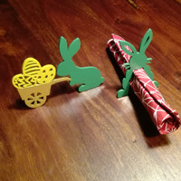 Easter bunny - napkin ring - Thumbnail 6