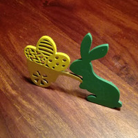 Easter bunny with trolley - Thumbnail 3