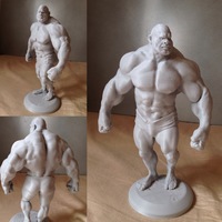 Bodybuilder - cartoon / stylized - Thumbnail 3