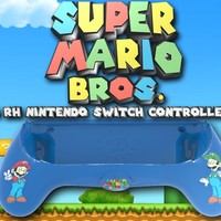 Ergonomic Super Mario Bros. Joy Con Assist Grip Controller - Thumbnail 2