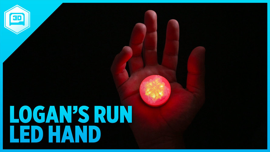 Logan’s Run Hand Jewel LED 3D Print 138734