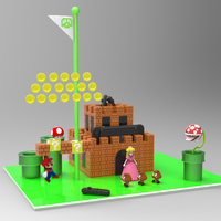 Super Mario Fortress Console Organizer & Charging Station - Thumbnail 3