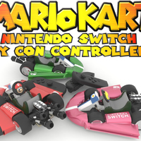 Mario Kart Joy Con Controllers - #Nintendo Switch - Thumbnail 3