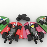 Mario Kart Joy Con Controllers - #Nintendo Switch - Thumbnail 5