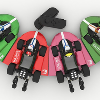 Mario Kart Joy Con Controllers - #Nintendo Switch - Thumbnail 6