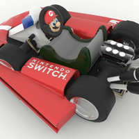 Mario Kart Joy Con Controllers - #Nintendo Switch - Thumbnail 7