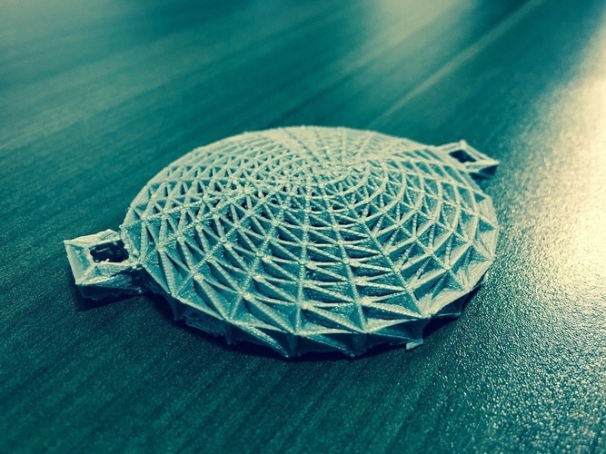 Wireframe Eyepatch (Robosnake) 3D Print 138810