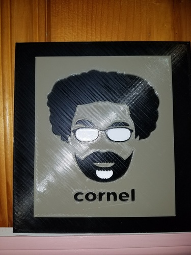 Cornel West Tribute Frame 3D Print 138813