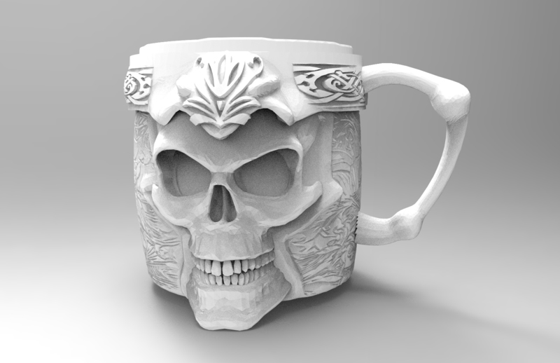 Skull cup