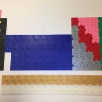 Small Periodic Table 3D Printing 138822