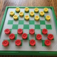 Portable Chess and Checker set - Thumbnail 2