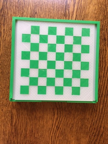 Portable Chess and Checker set 3D Print 138830