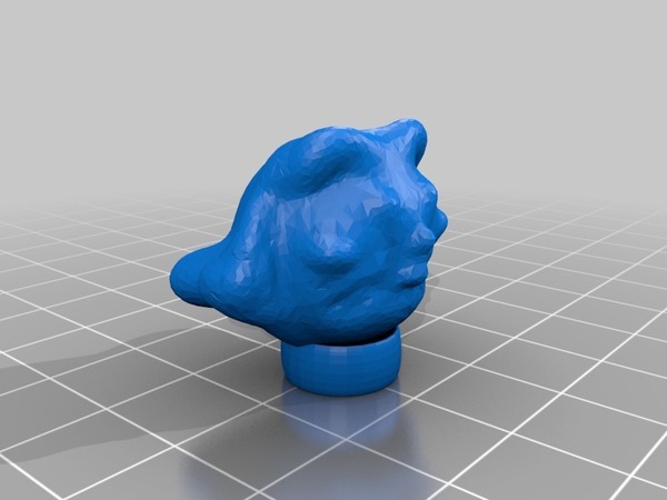 Egyptian cat head made on sculptris