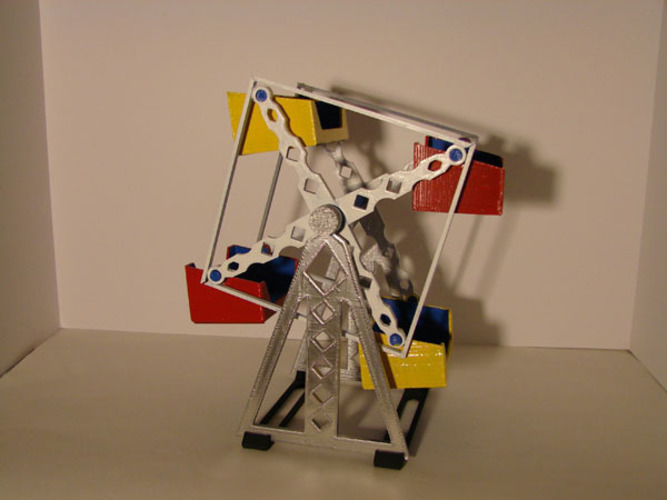 #CountertopChallenge K-cup Ferris Wheel 3D Print 138899