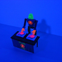 Small Ghostly Vinyl Challenge Robot DJ 3D Printing 138910