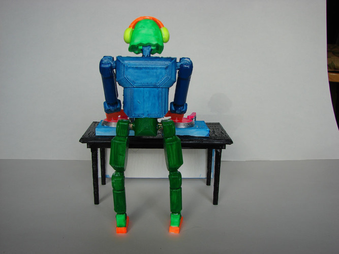 Ghostly Vinyl Challenge Robot DJ 3D Print 138920
