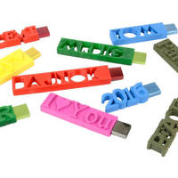Oscar -personalised USB flash drive with keyring - Thumbnail 3