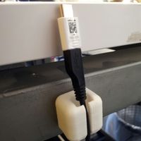 usb cabel  holder - Thumbnail 1