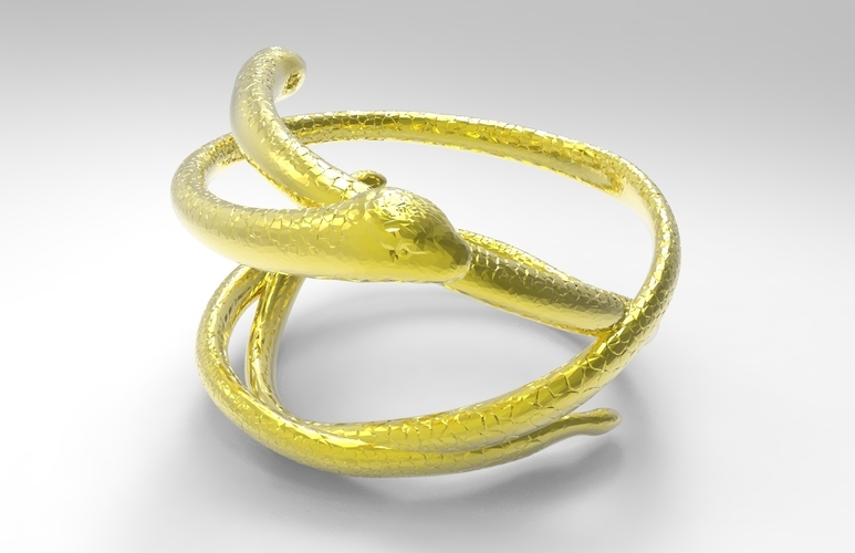 Snakes Bracelet 3D Print 139000