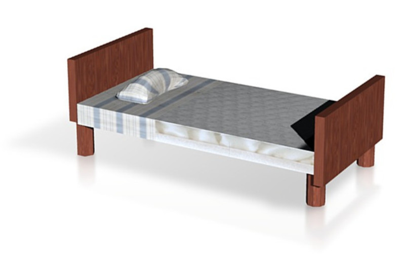 Bed fixed