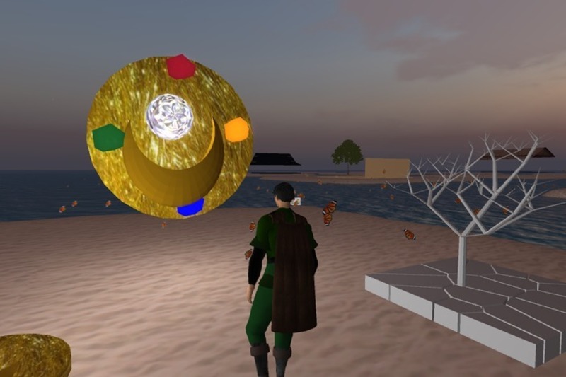 sailor moon broach mixed tinkercad and open sim version