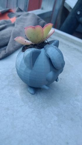 JIGGLYPUFF planter  3D Print 139040