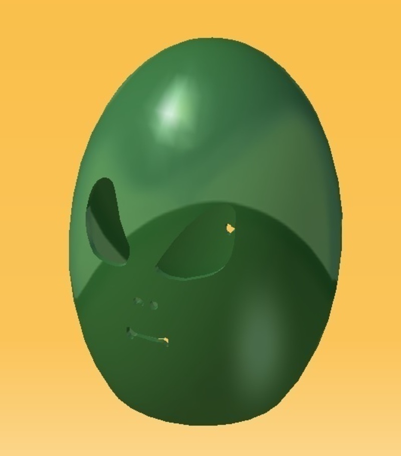 Easter Aliens Egg
