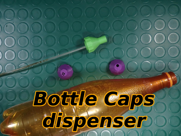 Medium Bottle Caps Dispenser for Garden 3D Printing 139068