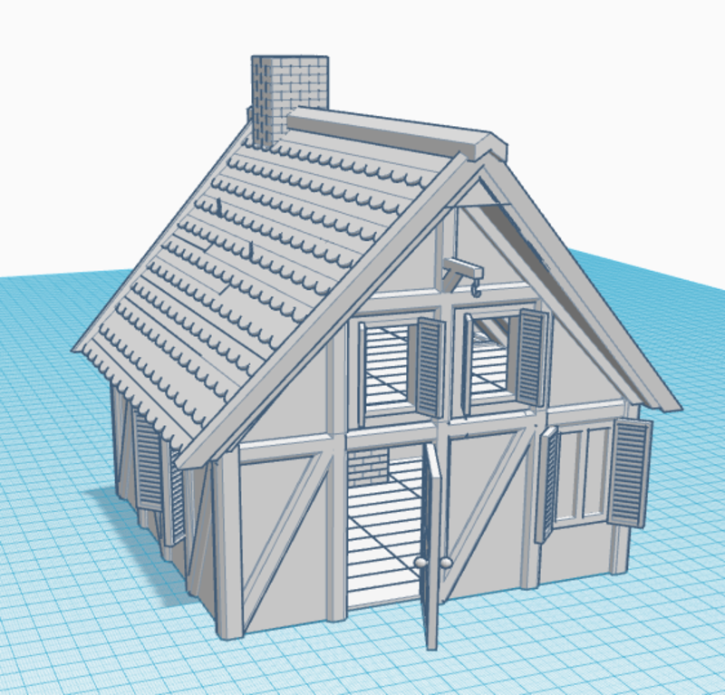 Simple Old House (Small Sized)