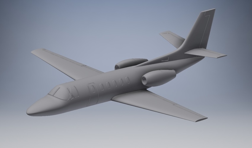 Cessna Citation SII Scale Model 3D Print 139137