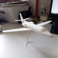 Small Cessna Citation SII Scale Model 3D Printing 139144