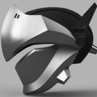 Small Genji Helmet (Overwatch) 3D Printing 139239