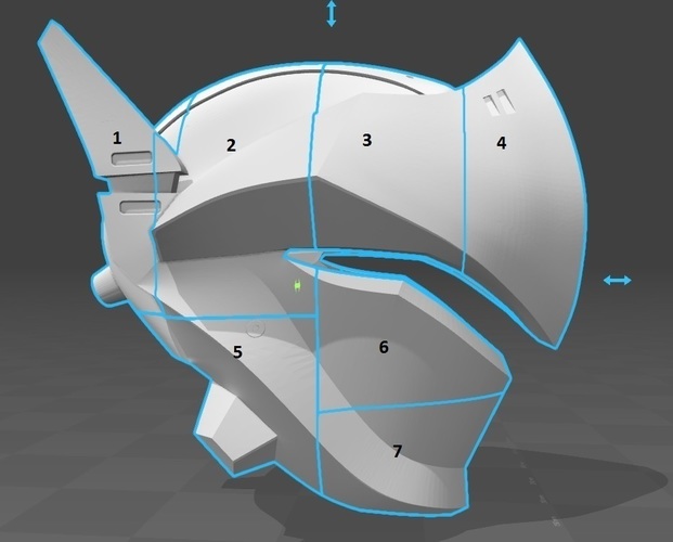 Genji Helmet (Overwatch) 3D Print 139241