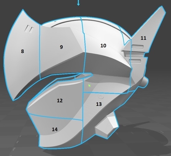 Genji Helmet (Overwatch) 3D Print 139242