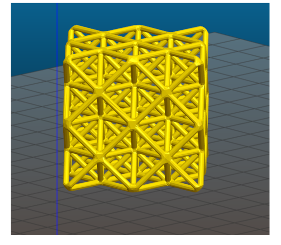 Wireframe 64 Tetrahedron Grid 3D Print 139324