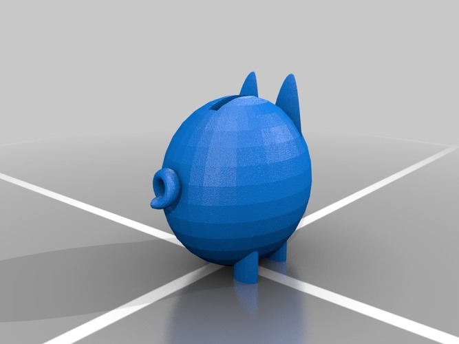 piggy bank model (1) 3D Print 13933