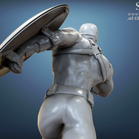 Avengers scene - Captain America 3D Printable Model  - Thumbnail 8