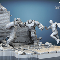 Avengers scene - Captain America 3D Printable Model  - Thumbnail 10