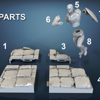 Avengers scene - Captain America 3D Printable Model  - Thumbnail 14