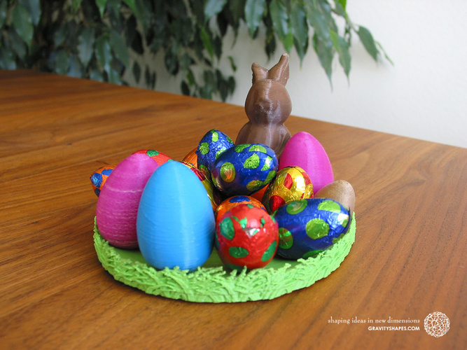 Easternest with Easter Bunny and Eggs 3D Print 139383