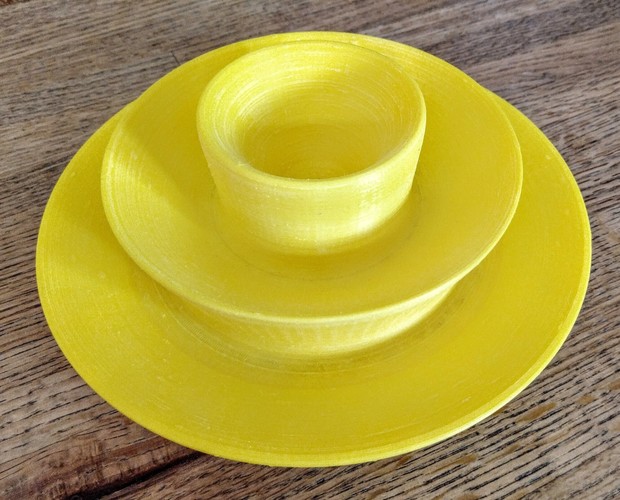 WaterfallDish1 3D Print 139395