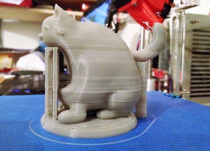 Miaou - Hungry Cat 3D Print 139426