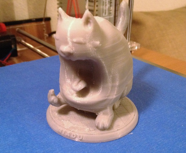 Miaou - Hungry Cat 3D Print 139427